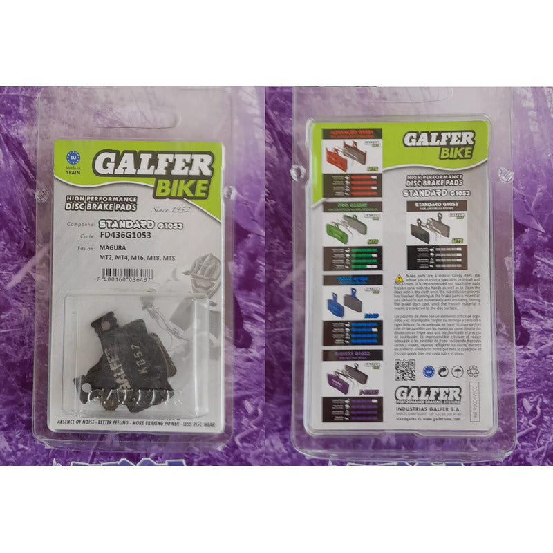 Pastillas Freno Galfer Estandar Para Magura Mt2 Mt4 Mt6 Mt8 Mi tienda-Repuesto-de-bicicleta