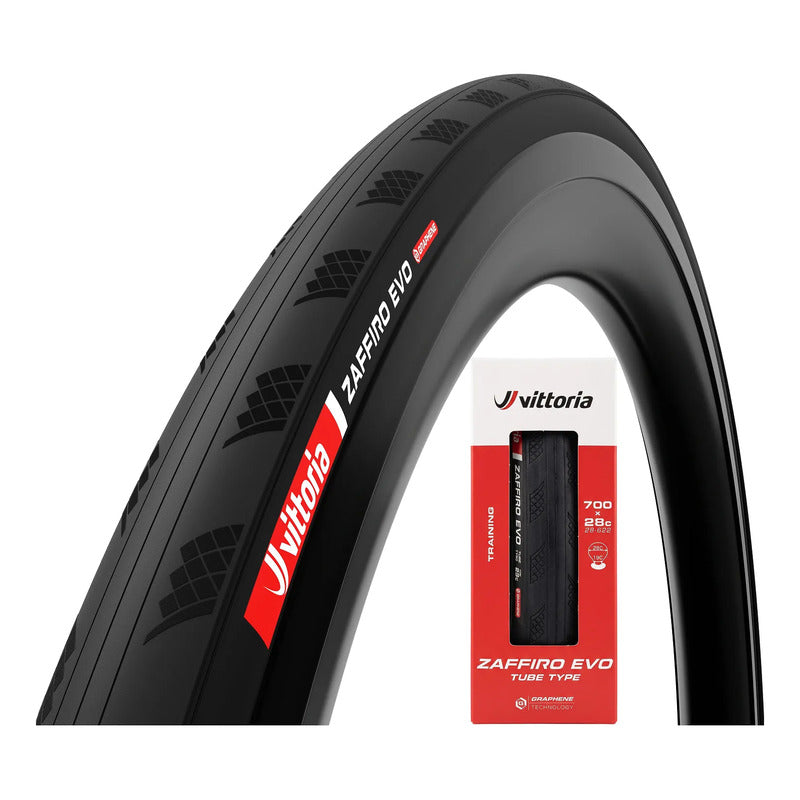 Neumatico 700x28c Vittoria Zaffiro Evo V Graphene 2.0 Ruta Negro