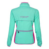 Cortaviento Reflectante Ciclismo Bici Trip Mujer Turquesa