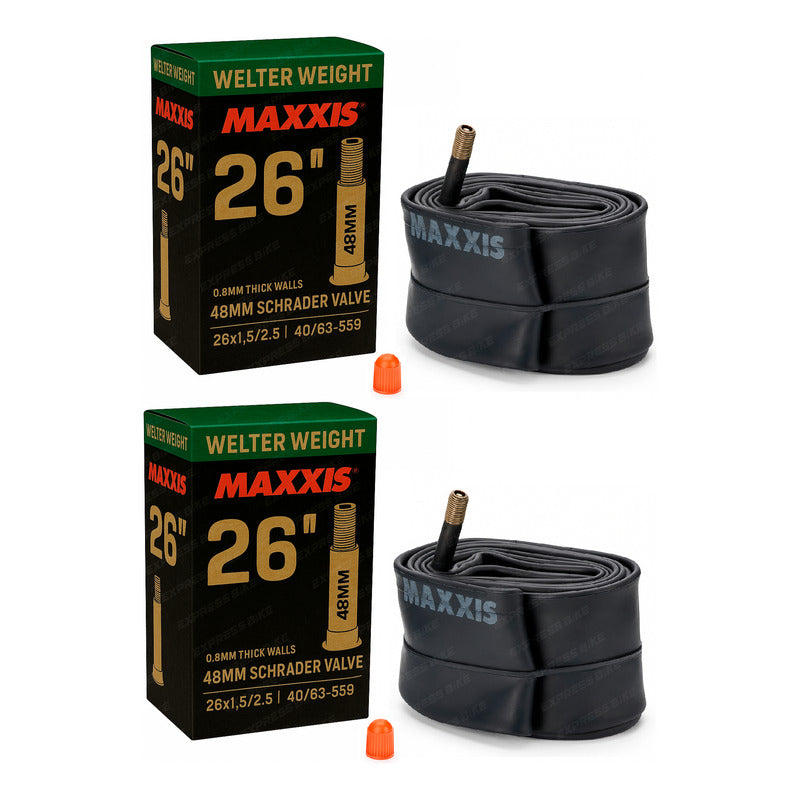 Pack 2 Neumaticos 26 X 2.10 Con Camaras Maxxis Valvula Auto Mi tienda-Repuesto-de-bicicleta