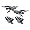 Set Frenos Hidráulico Shimano Alivio M4050 Con Manillas 3x9v