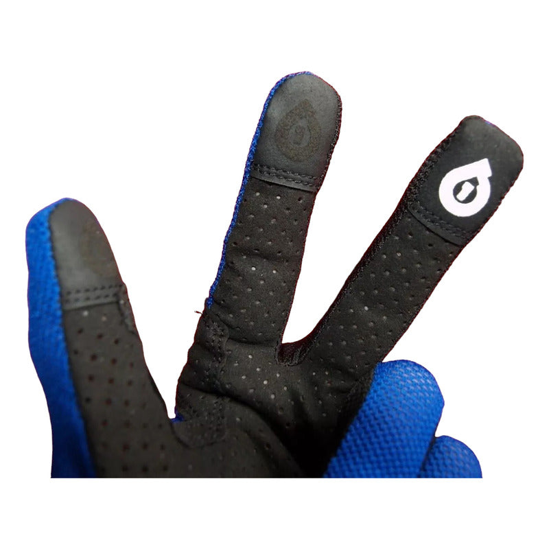 Guantes Bicicleta Sixsixone 661 Raji Blue Tactil Respirable Mi tienda-Repuesto-de-bicicleta