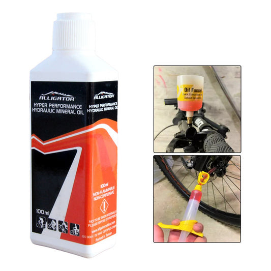 Aceite Mineral Frenos Disco Shimano Tektro Alligator 100ml Mi tienda-Repuesto-de-bicicleta
