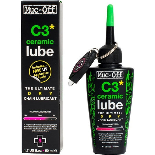 Aceite Lubricante Muc-off C3 Ceramico Dry Lube Seco 50ml Mi tienda-Repuesto-de-bicicleta