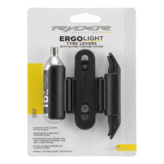 Soporte Porta Co2 Ryder Ergo Light Con Desmontadores Negro