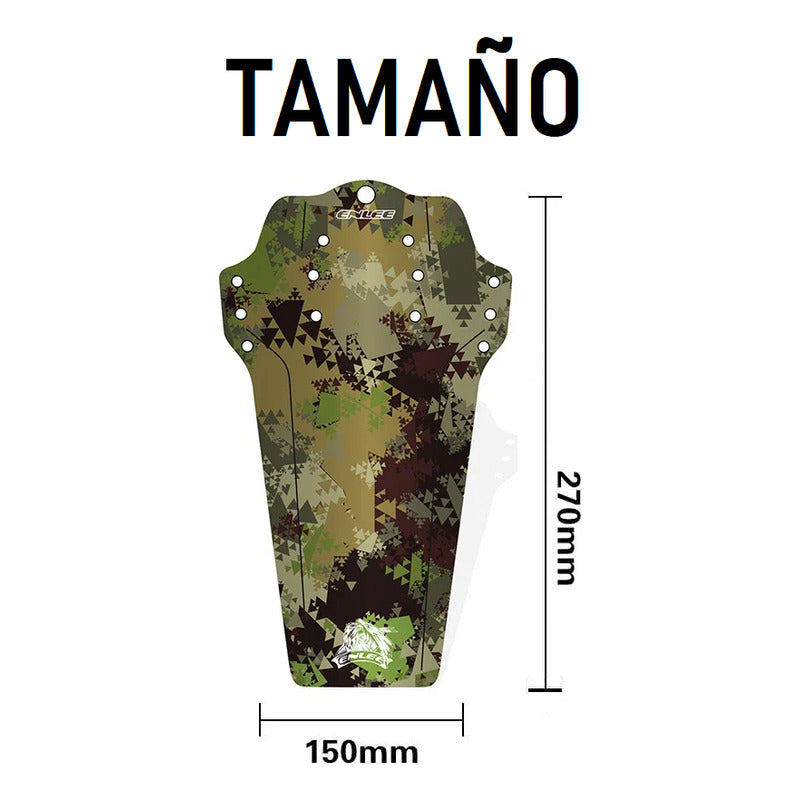 2x Tapabarros Camuflaje Bicicleta Mtb Delantero / Trasero Mi tienda-Repuesto-de-bicicleta