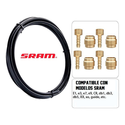 Flexible De Freno Hidraulico 2.5 Metros Para Sram Mi tienda-Repuesto-de-bicicleta