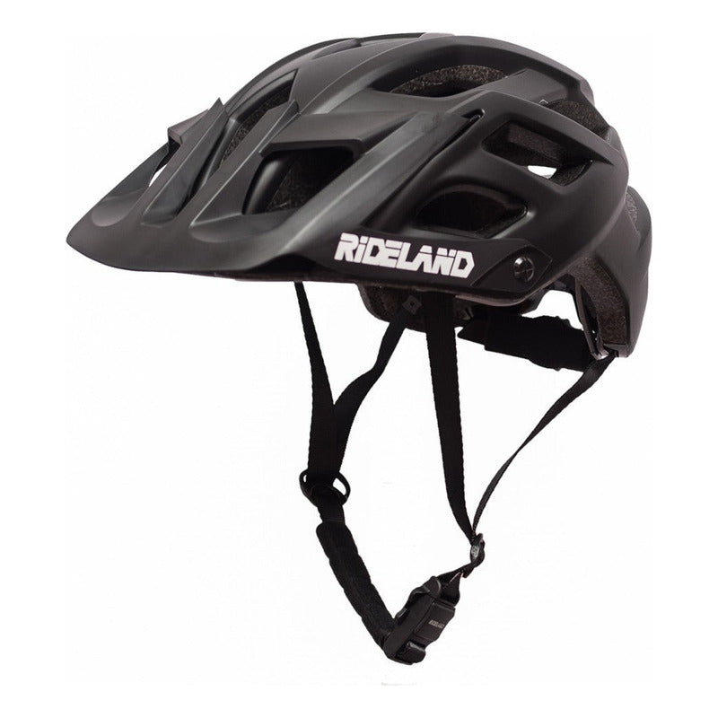 Casco Bicicleta Certificado Rideland Trail Xc Fidlock Negro - Negro - M / L 55-61cm