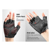 Guantes Bicicleta Rockbros Reflectantes Cuero Dedo Corto Mtb Mi tienda-Repuesto-de-bicicleta