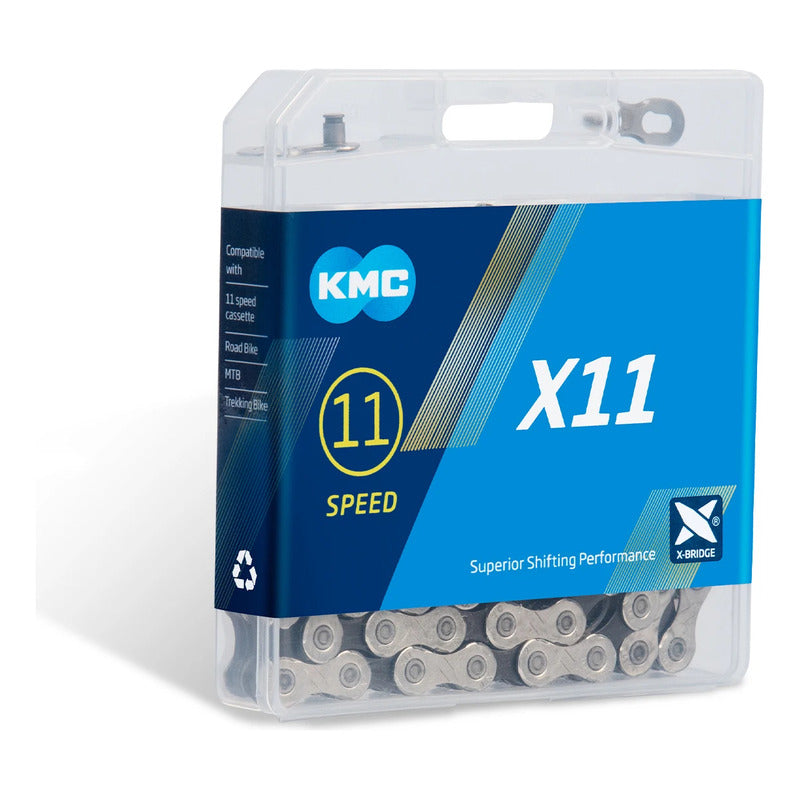 Cadena 11v Kmc X11 118 Eslabones 1x11 Original Taiwan Mi tienda-Repuesto-de-bicicleta
