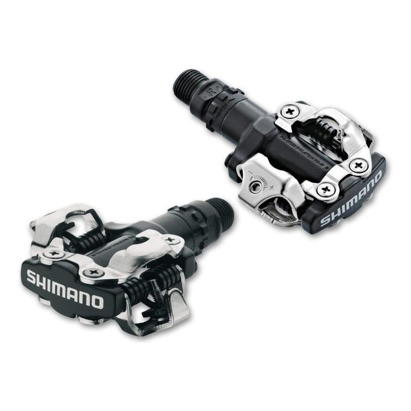 Pedales Anclaje Spd Shimano M520 Negro Con Calas Original Mi tienda-Repuesto-de-bicicleta