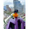 Pato Patito Fachero Bola 8 Bicicleta Moto Casco Auto Amarillo