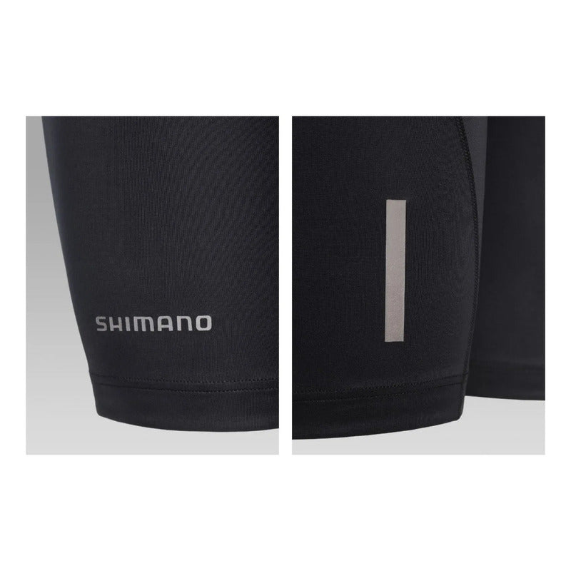 Calza Acolchada Tirantes Shimano Kodama Hombre Bib Short Xl Negro Lisa Xl