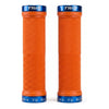 Puños Bicicleta Trip Lock Grips Antideslizante Orange Blue Naranjo / Azul