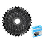 Piñon Shimano Cassette Hg 8v 12-32t Cs-hg200-8 Tourney Mtb Negro 12 32