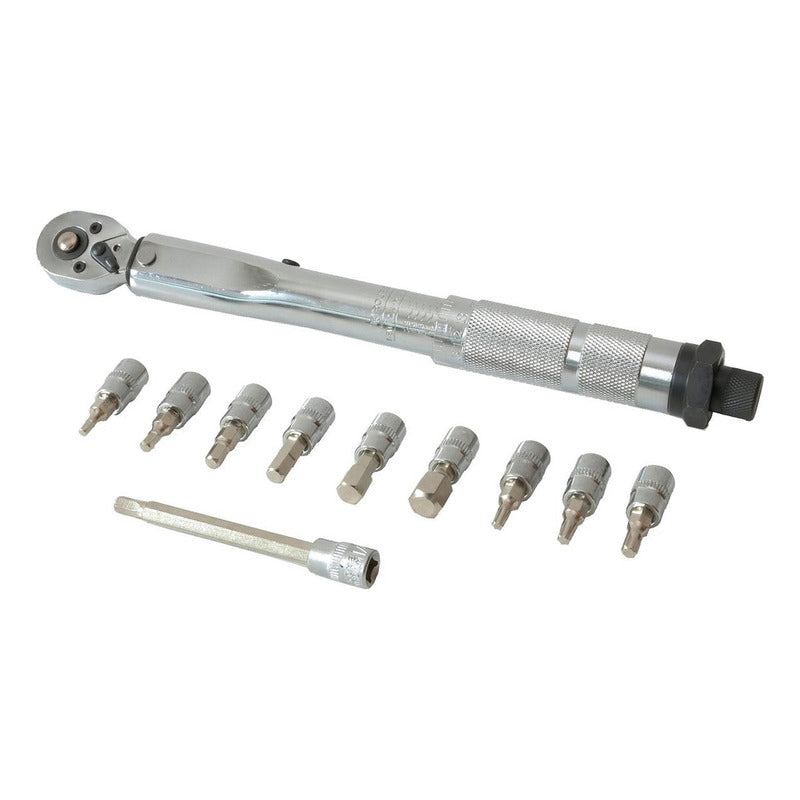 Llave De Torque Torquimetro 1/4 Pulgada 2 A 24nm - 11 Piezas Mi tienda-Repuesto-de-bicicleta