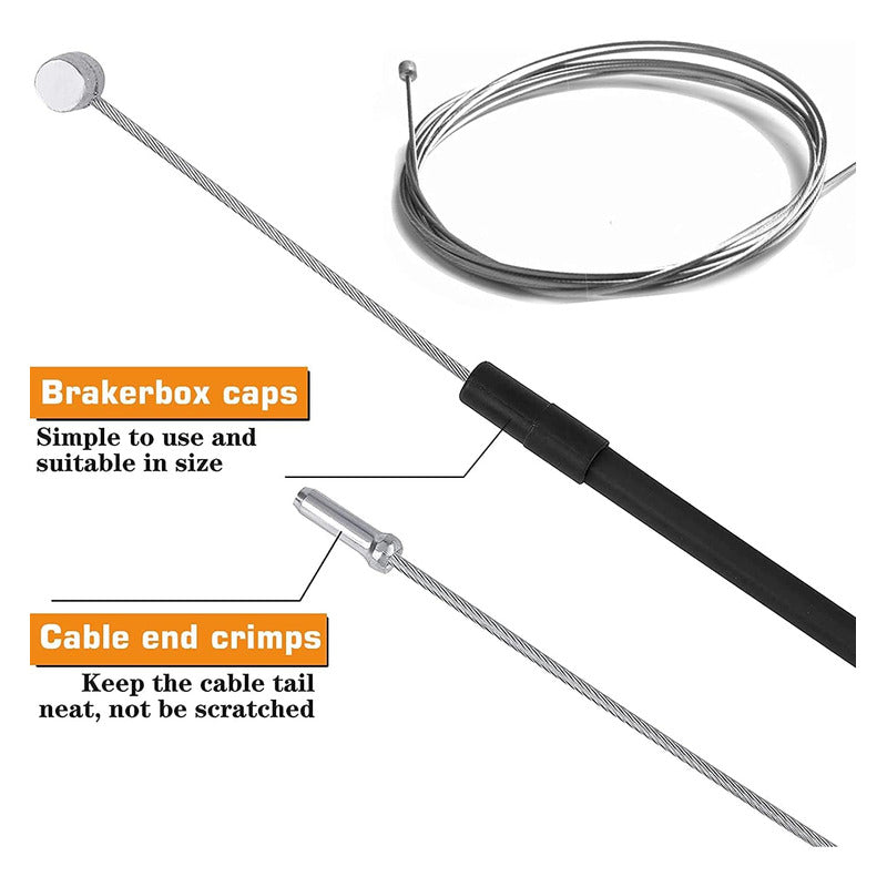 Kit Completo Cable De Freno Y Fundas - Bicicleta Mtb Ruta Mi tienda-Repuesto-de-bicicleta