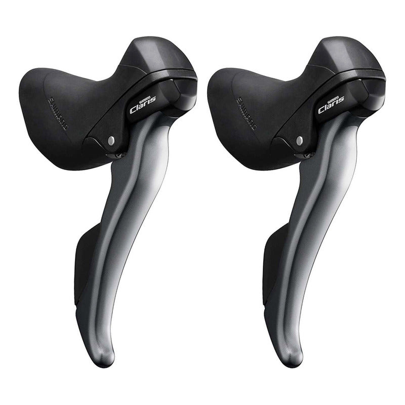 Manillas Cambio Freno Shimano St-r2000 Claris 2x8v Ruta Negro
