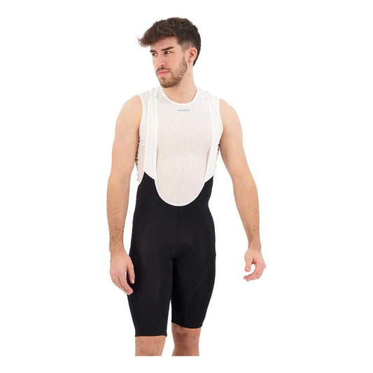 Calza Acolchada Tirantes Shimano Kodama Hombre Bib Short Xl Negro Lisa Xl