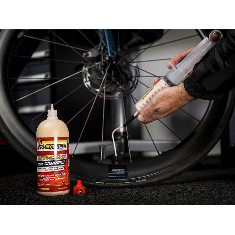 Liquido Sellante Antipinchazo X-sauce Camaras Y Tubeless Mi tienda-Repuesto-de-bicicleta