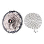 Piñon Cassette 12v 11-50t Ultra Light + Cadena 12v 126l