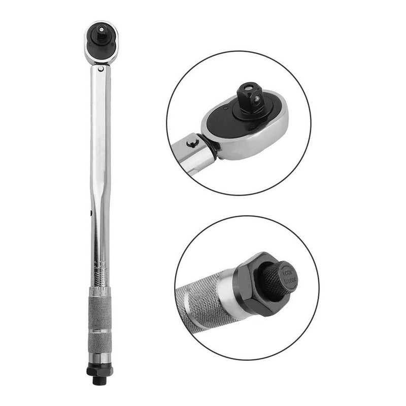Llave De Torque Torquimetro 1/2'' 28 A 210 Nm Profesional Mi tienda-Repuesto-de-bicicleta