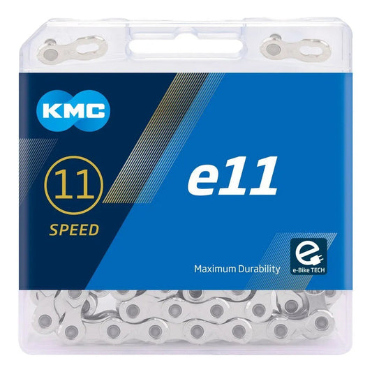 Cadena Kmc E11-t E-bike 11 Velocidades 11v Silver Mi tienda-Repuesto-de-bicicleta