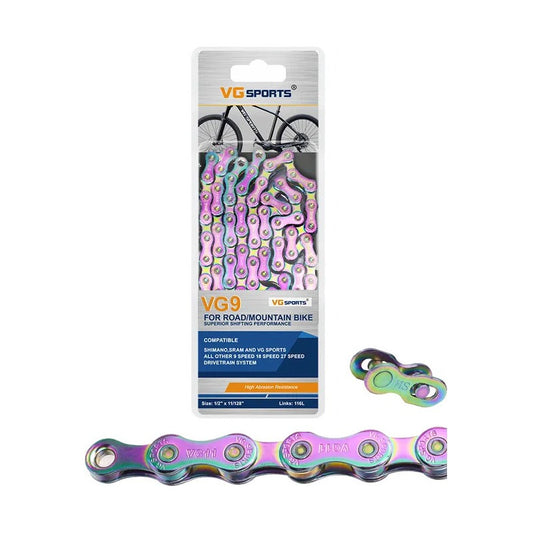 Cadena 9v Velocidades Multicolor Mtb Ruta Ultra Ligera Mi tienda-Repuesto-de-bicicleta