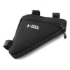 Bolso Triangular Cuadro Bicicleta Ergonomico Mtb Ruta Gravel Negro/rojo