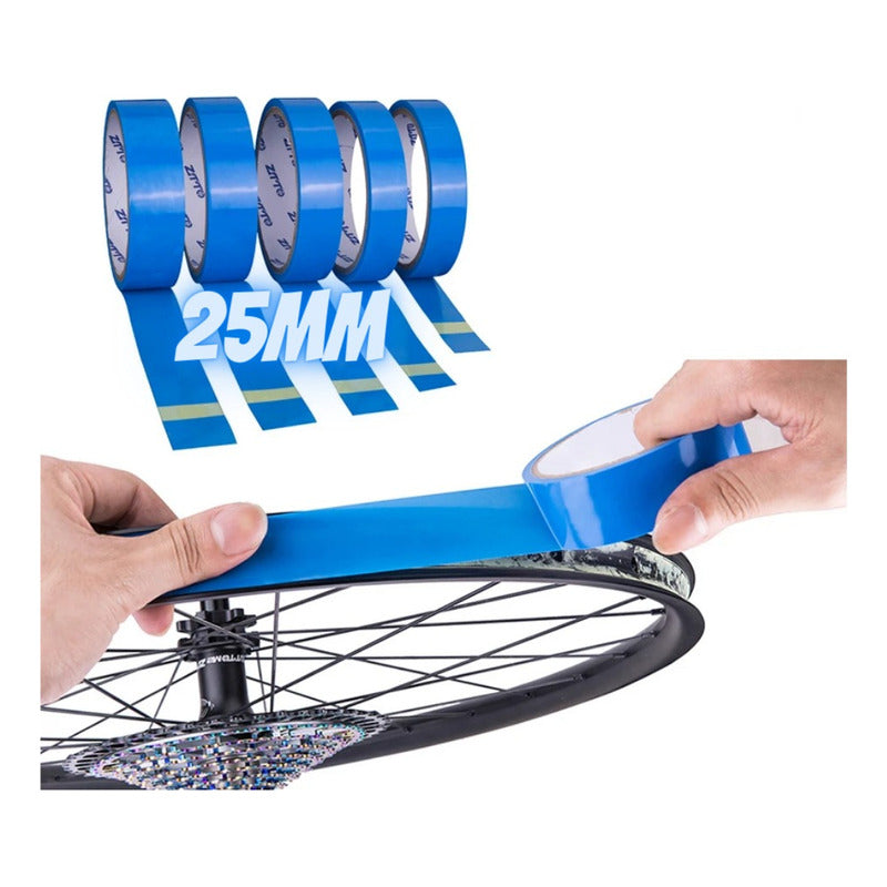 Cinta Tubular Tape Tubeless 10mts Mtb Ruta Varios Grosores Mi tienda-Repuesto-de-bicicleta