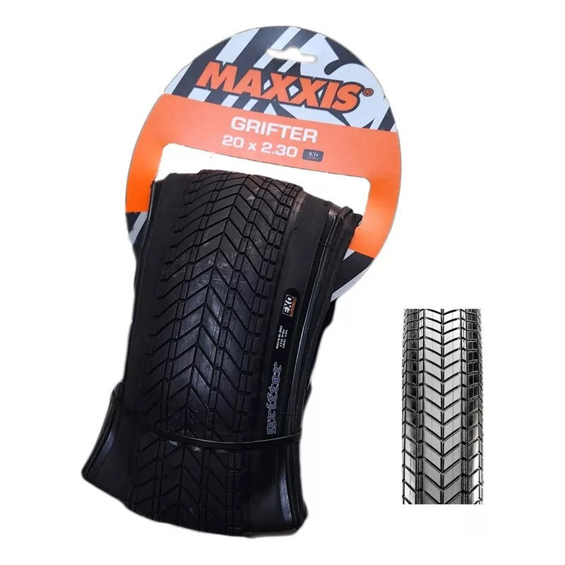 Neumatico Llanta Aro 20 X 2.30 Maxxis Grifter Exo Bmx Mi tienda-Repuesto-de-bicicleta