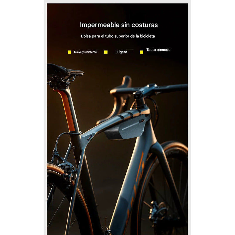 Bolso Cuadro Bicicleta Enlee 1.8l Impermeable Reflectante Negro