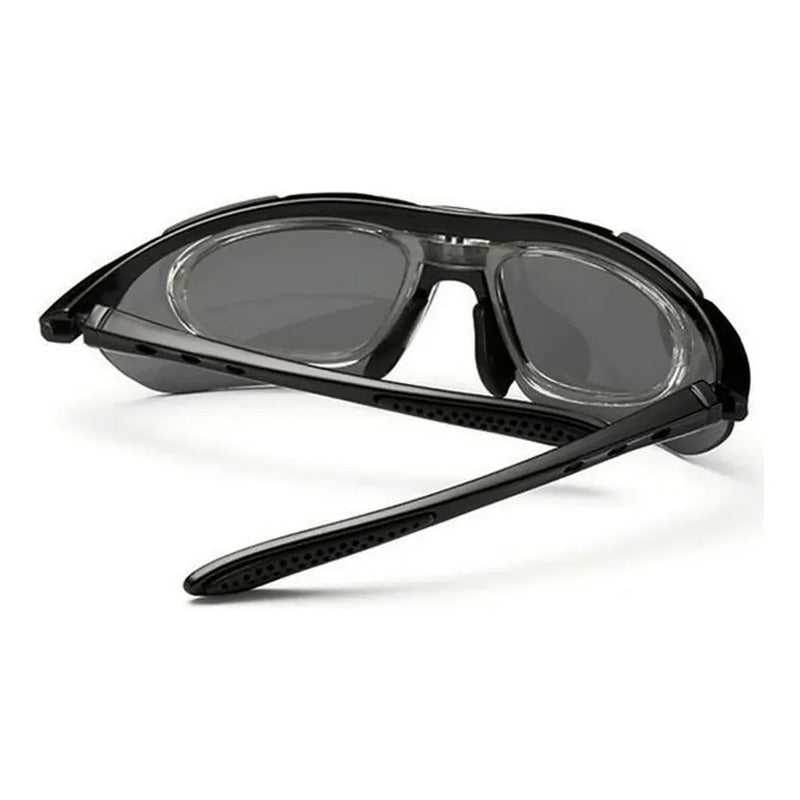 Lentes Gafas Deportivas Ciclismo Certificadas Trip 5 Micas Intercambiables Negro