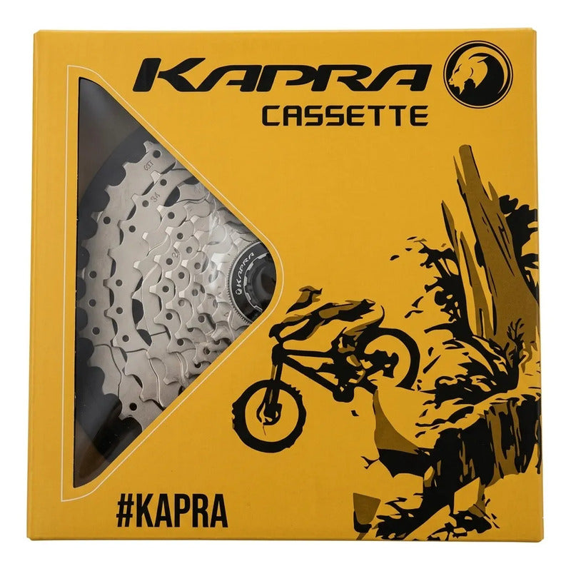 Piñon Cassette Kapra 9v 11-42 Compatible Nucleo Shimano Hg Plateado 11 42