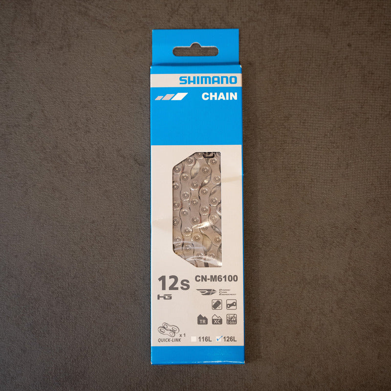 Cadena Shimano Xt Cn-m8100 12 Velocidades 126 Eslabones Mi tienda-Repuesto-de-bicicleta