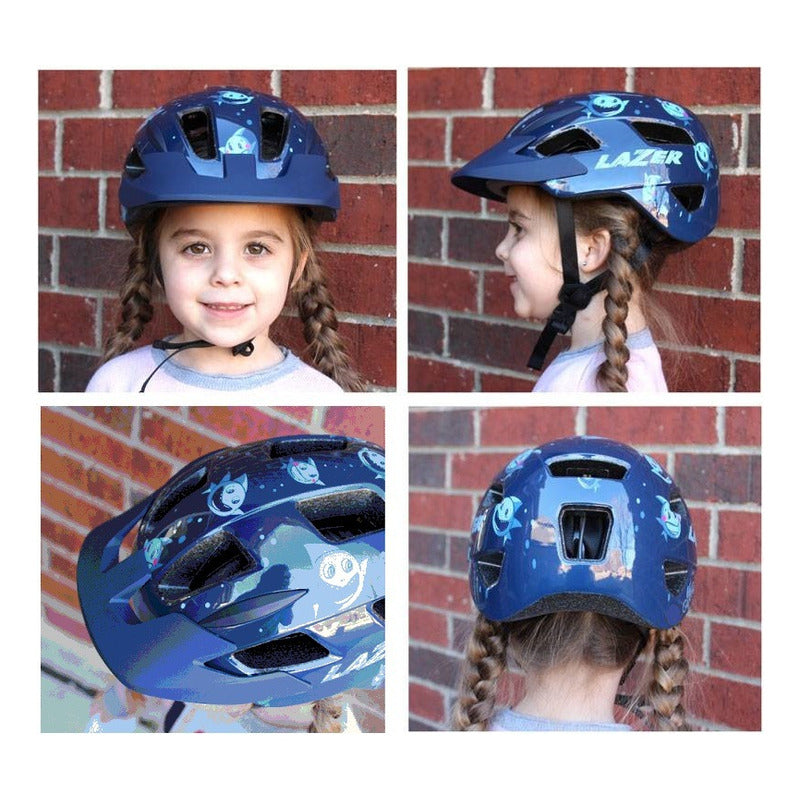 Casco Bicicleta Lazer Gekko Niños Infantil Certificado Mi tienda-Repuesto-de-bicicleta