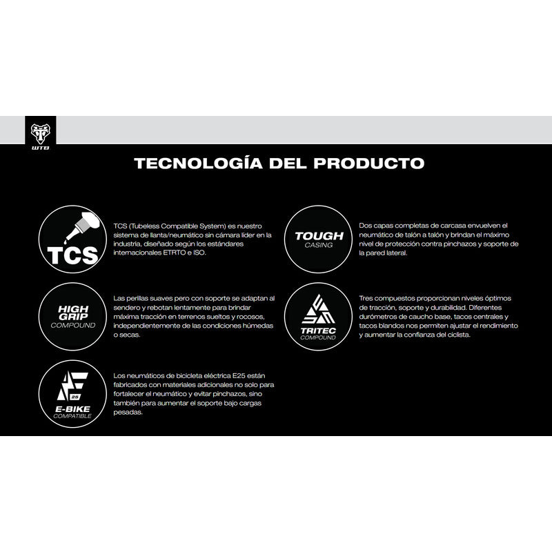 Neumatico Wtb Judge Aro 29 X 2.40 Tubeless Tough High Grip Mi tienda-Repuesto-de-bicicleta