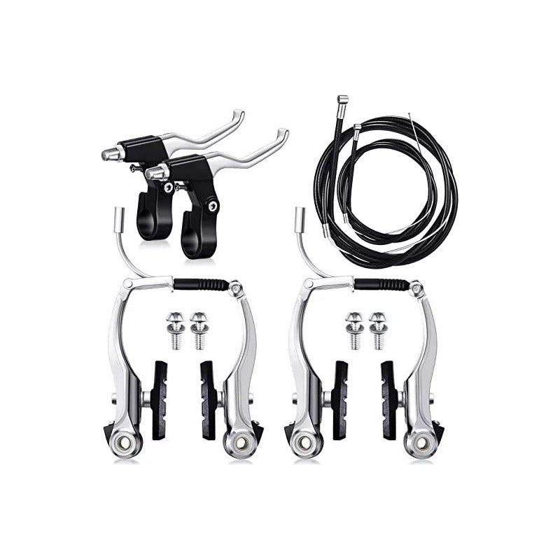 Kit Completo De Frenos V-brake Aluminio Bicicleta Mtb Ruta Mi tienda-Repuesto-de-bicicleta