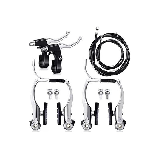 Kit Completo De Frenos V-brake Aluminio Bicicleta Mtb Ruta Mi tienda-Repuesto-de-bicicleta