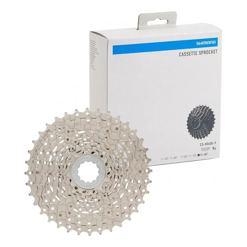 Piñon Cassette Shimano 9v Alivio Cs-hg400 Hg 11-36 Original Plateado 11 36