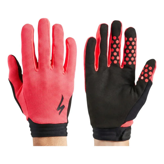 Guantes Bicicleta Specialized Trail Mtb Dedo Largo Tactil Rojo L