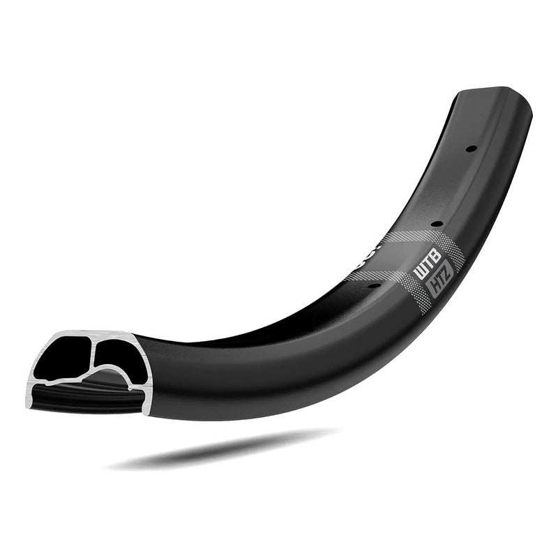 Llanta Aro Wtb Htz I35 29 Asimétrica Tcs Tubeless 32h Presta - Negro