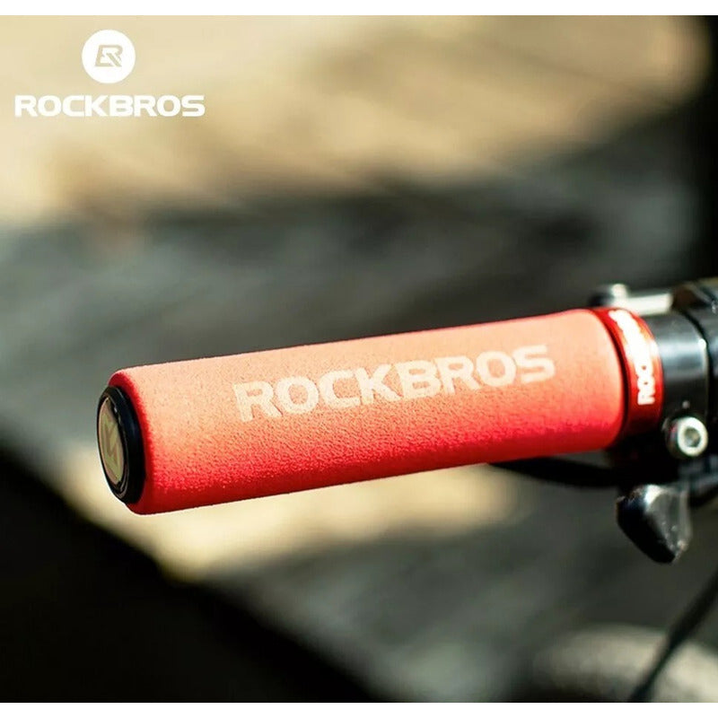 Puños Bicicleta Rockbros Empuñadura Lock Grips Mtb Colores Mi tienda-Repuesto-de-bicicleta