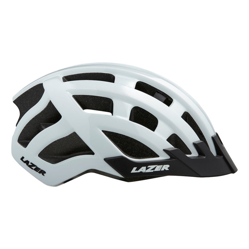 Casco Bicicleta Lazer Compact White Certificado Mtb Ruta Mi tienda-Repuesto-de-bicicleta