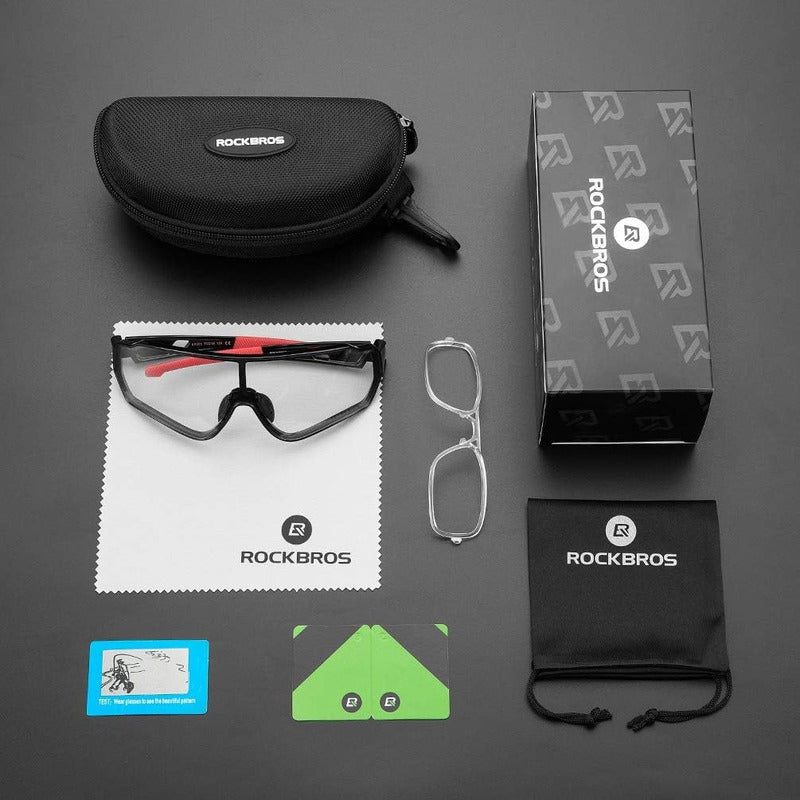 Lentes Fotocromaticos Certificados Rockbros Ciclismo Running Mi tienda-Repuesto-de-bicicleta