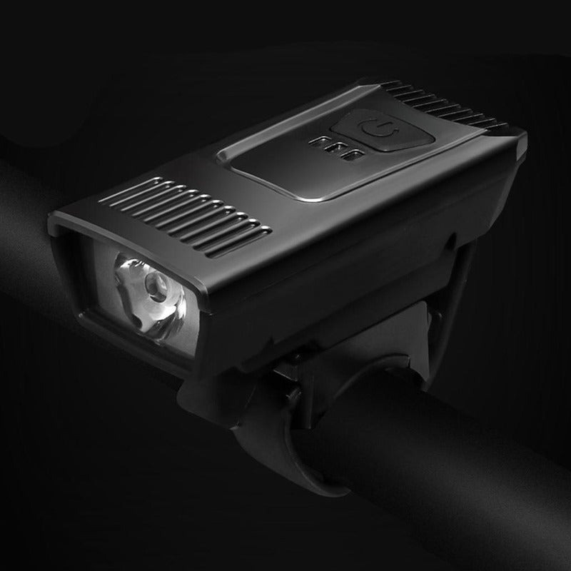 Luz Led Delantera Bicicleta 300lm Recargable Usb 1500mah Mi tienda-Repuesto-de-bicicleta