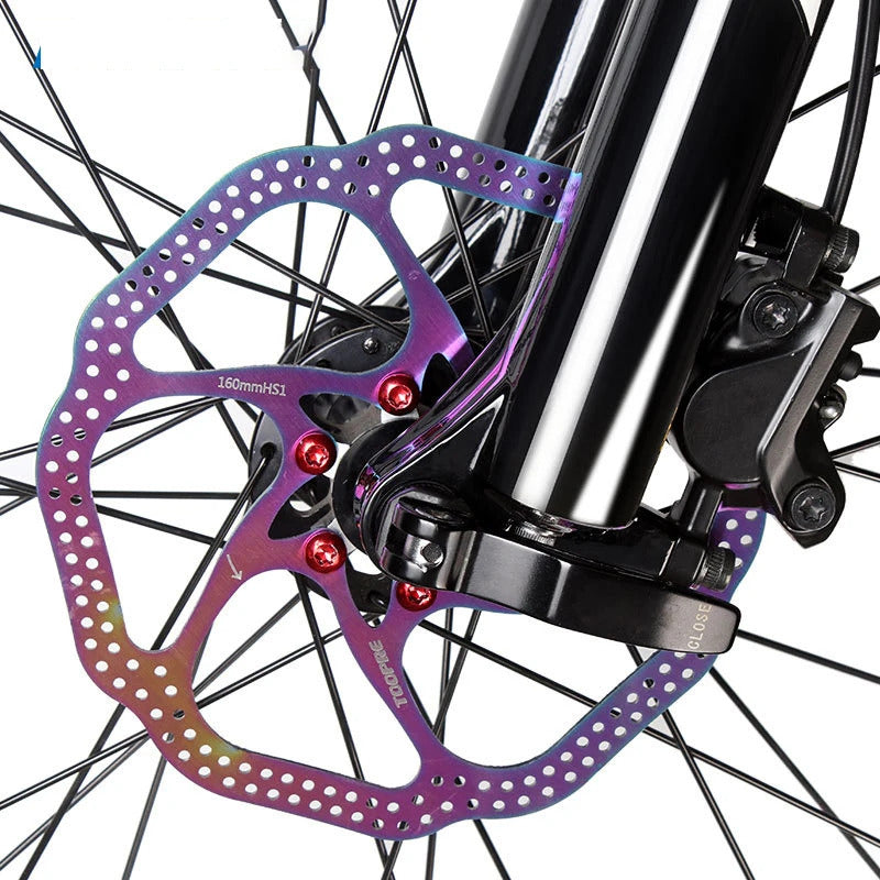 Disco Rotor De Freno 160mm 6 Pernos Tornasol Multicolor Mi tienda-Repuesto-de-bicicleta