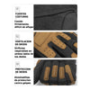 Guantes Bicicleta Moto Rockbros Dedo Largo Tactil Respirable Mi tienda-Repuesto-de-bicicleta