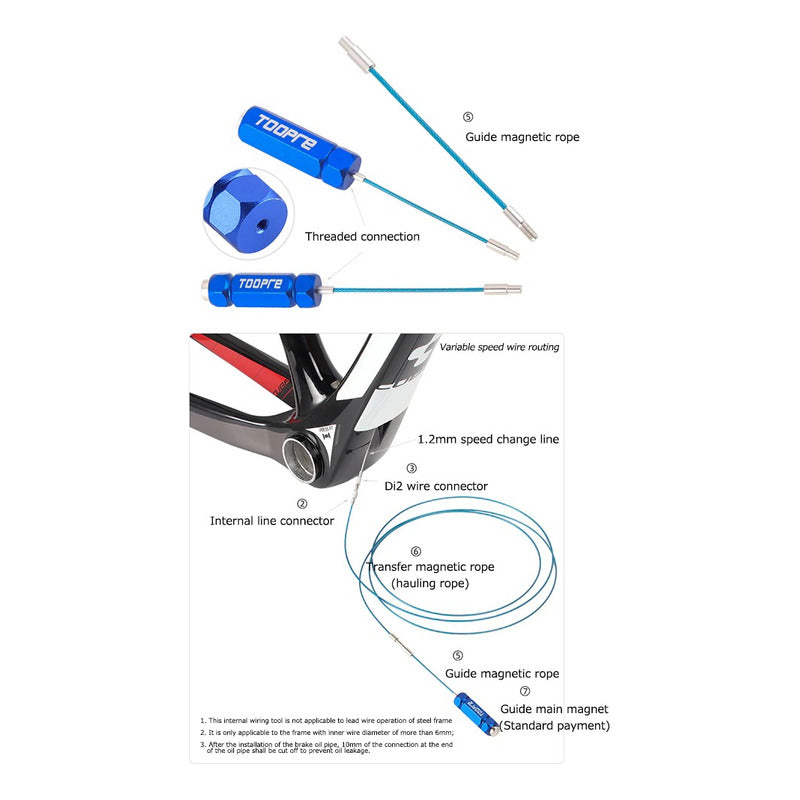 Kit Herramienta Guía Cableado Interno De Bicicleta Toopre Mi tienda-Repuesto-de-bicicleta