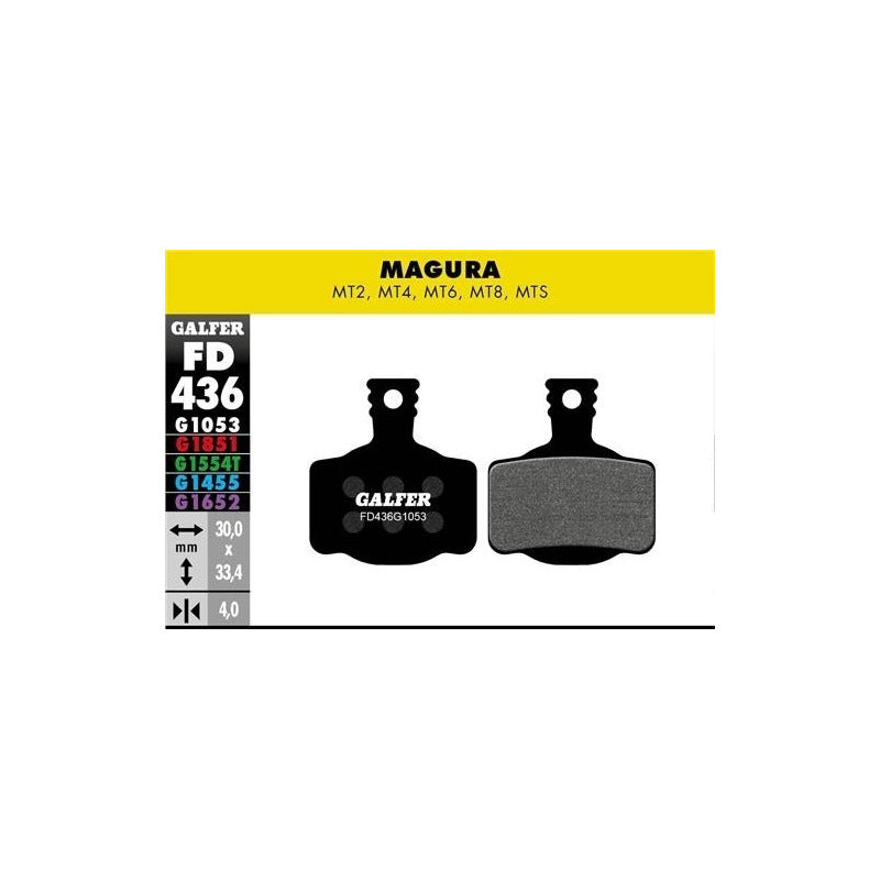 Pastillas Freno Galfer Estandar Para Magura Mt2 Mt4 Mt6 Mt8 Mi tienda-Repuesto-de-bicicleta